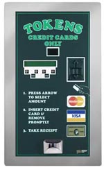 AMERICAN CHANGER REAR LOAD CREDIT CARD TOKEN DISPENSER