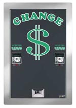 AMERICAN CHANGER REAR LOAD BILL CHANGER/ DUAL CHANGER/ DUAL HOPPER/ DUAL VALIDATORS HIGH CAPACITY