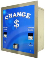 AMERICAN CHANGER REAR LOAD/ STAINLESS STEEL HIGH SECURITY/ DUAL CHANGER/ DUAL HOPPER/ DUAL VALIDATOR