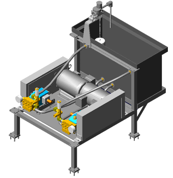 HIGH PRESSURE PUMP STATION 10HP8GPM